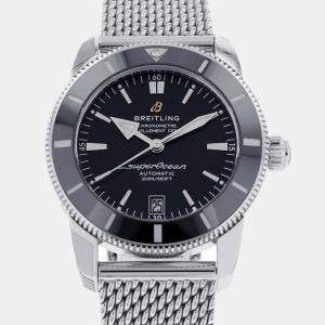 Breitling Black Stainless Steel Superocean Heritage II AB2010121B1A1 Men's Wristwatch 42mm