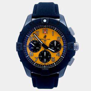 Pre Owned Breitling Avenger SB0147101I1X2 Automatic Yellow Ceramic Men’s Wristwatch 44 mm
