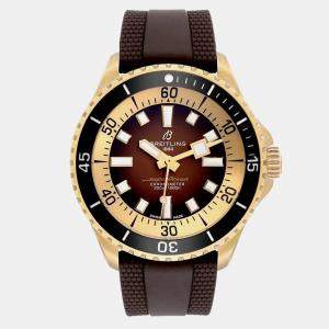 Breitling Brown Bronze Superocean N17376201Q1S1 Automatic Men's Wristwatch 44 mm