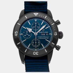 Breitling Blue Stainless Steel Superocean M133132A1C1W1 Automatic Men's Wristwatch 44 mm