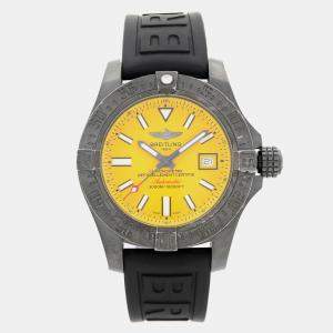 Breitling Yellow Stainless Steel Avenger II Seawolf M17331E2/I530 Automatic  Men's Wristwatch 45mm