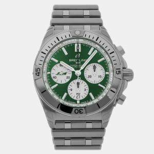 Breitling Chronomat B01 NFL New York Jets Edition AB01342B1L5A1 Automatic Men's Wristwatch 42MM