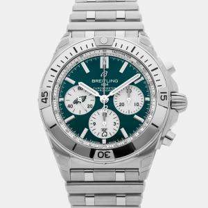Pre-Owned Breitling Chronomat B01 NFL Philadelphia Eagles Edition AB01342B1L4A1