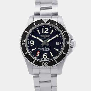 Breitling Black Stainless Steel Superocean A17366021B1A1 Automatic Men's Wristwatch 42 mm