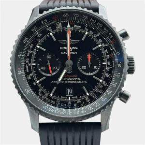 Breitling Black Stainless Steel Navitimer MB012822 Automatic Men's Wristwatch 46 mm