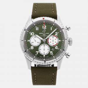 Pre-Owned Breitling Aviator 8 B01 Chronograph Curtiss Warhawk AB01192A1L1X2 43 mm