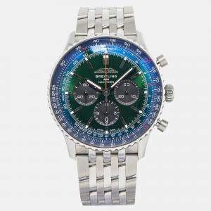 Breitling Navitimer AB0137 Automatic Green Stainless Steel Men's Wristwatch 46 mm