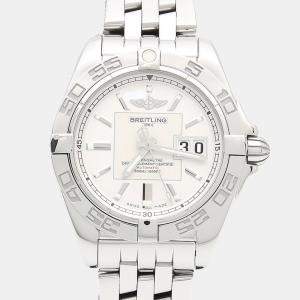 Breitling Galactic A49350 Automatic Silver Stainless Steel Men's Wristwatch 41 mm