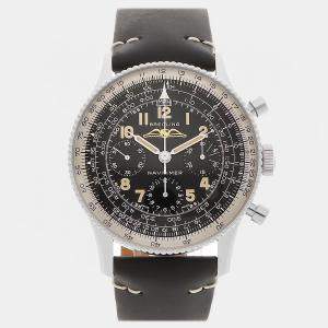 Pre-Owned Breitling Navitimer Ref. 806 1959 Re-Edition Limited Edition AB0910371B1X1 Automatic Black Men's Wristwatch 41 mm