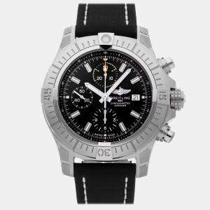 Pre Owned Pre-Owned Breitling Avenger Chronograph A13317101B1X1 Automatic Black Stainless Steel Men's Wristwatch 45 mm