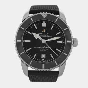 Pre Owned Breitling Superocean Heritage AB2020121B1S1 Automatic Black Stainless Steel Men's Wristwatch 46 mm