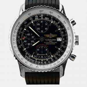 Pre Owned Breitling Navitimer Heritage A13324 Automatic Black Stainless Steel Men's Wristwatch 41 mm