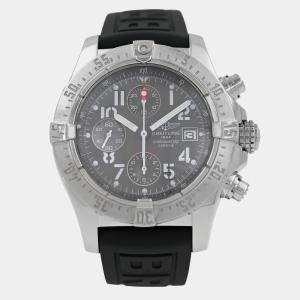 Pre Owned Breitling Avenger Skyland A13380 Automatic Stainless Steel Men's Wristwatch 45 mm