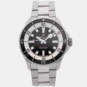 مملوكة مسبقًا Pre-Owned Breitling Superocean A17375211B1A1 Silver Automatic Stainless Steel Men's Wristwatch 42 MM