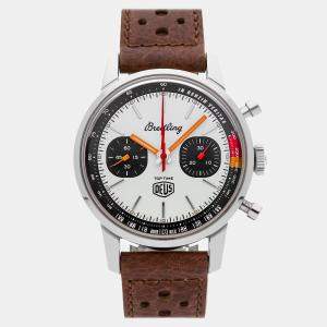 Pre Owned Pre-Owned Breitling Top Time Deus Limited Edition A233101A1A1X1 Silver Automatic Stainless Steel Men's Wristwatch 41 mm
