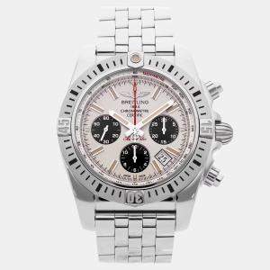مملوكة مسبقًا Pre-Owned Breitling Chronomat 44 Airborne AB01154G/G786 Silver Automatic Stainless Steel Men's Wristwatch 44 mm