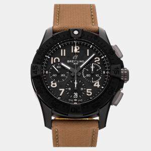 مملوكة مسبقًا ساعة يد بريتلينغ أفينجر كرونوجراف بي01 نايت ميشن SB0146101B1X1 أوتوماتيكية 42 مم مستعملة