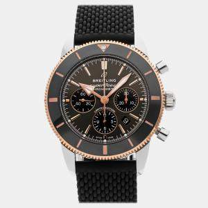 Pre Owned Pre-Owned Breitling Superocean Heritage B31 UB3111241B1S1 Black Automatic Stainless Steel Men's Wristwatch 42 MM