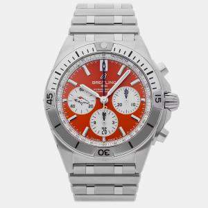 مملوكة مسبقًا Pre-Owned Breitling Chronomat B01 NFL Denver Broncos AB01342B1O2A1