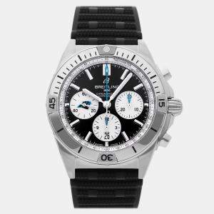 Pre Owned Pre-Owned Breitling Chronomat B01 NFL Carolina Panthers AB01342B1B5S1 Automatic 42 mm