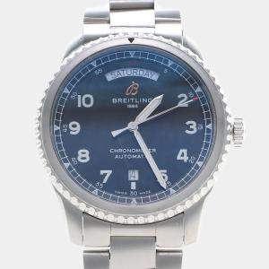 مملوكة مسبقًا Breitling Aviator 8 A45330 Automatic Stainless Steel Men's Wristwatch 41 mm