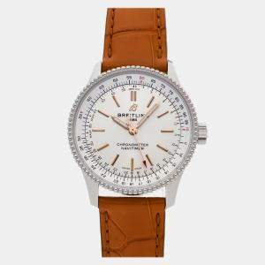 مملوكة مسبقًا ساعة بريتلينغ نافيتايمر للسيدات A17395F41G1P4 أوتوماتيك 35 ملم مستعملة