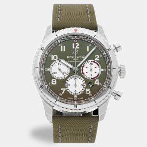 Pre Owned ساعة بريتلينغ أفياتور 8 B01 كرونوغراف كيرتس وارهوك AB01192A1L1X2 مستعملة