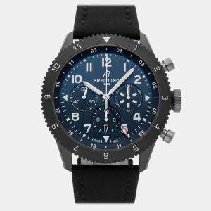 مملوكة مسبقًا ساعة يد بريتلينغ كلاسيك آفي B04 كرونوجراف جي إم تي تريبوت تو روغت F4U كوساير SB04452A1C1X1 مستعملة