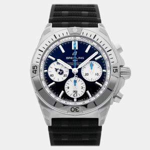 مملوكة مسبقًا Pre-Owned Breitling Chronomat B01 NFL Tennessee Titans AB01342B1C6S1