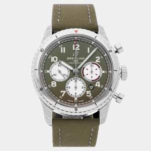 Pre Owned Pre-Owned Breitling Aviator 8 B01 Chronograph Curtiss Warhawk Edition AB01192A1L1X2
