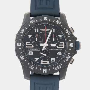 Pre Owned Breitling Endurance Pro X82310 Black Breitlight Quartz Men's Watches 44mm