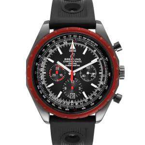 Breitling Black PVD Coated Stainless Steel Navitimer Chronomatic Limited Edition M14360 Men's Wristwatch 49 MM