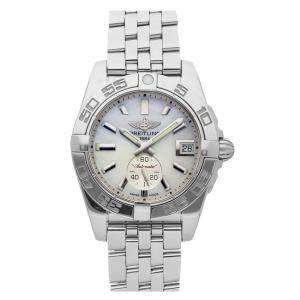 Breitling MOP Stainless Steel Galactic A3733012/A716 Stainless steel Men's Wristwatch 36 MM