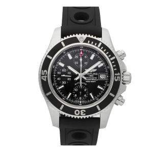Breitling Black Stainless Steel Superocean Chronograph A13311C9/BF98 Men's Wristwatch 42 MM