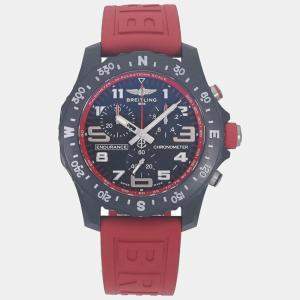 Breitling Black Rubber Endurance Pro X82310D91B1S1 Quartz Men's Wristwatch 44 mm