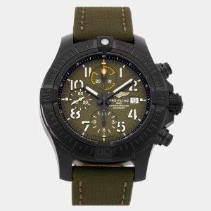 Breitling Green Titanium Avenger Automatic Men's Wristwatch 45 mm
