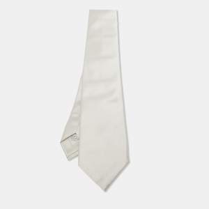 Brioni Grey Silk Classic Tie