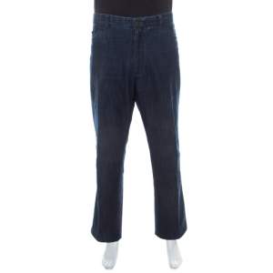 Brioni Dark Blue Straight Legged Denim Stelvio Jeans 5XL
