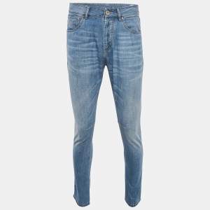Brunello Cucinelli Blue Denim Leisure Fit Jeans S Waist 31"