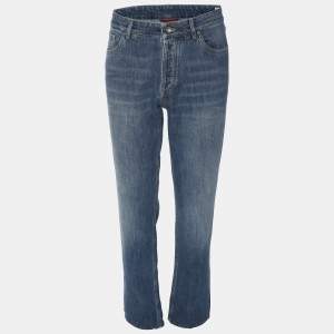 Brunello Cucinelli Blue Denim Traditional Fit Jeans M