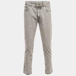 Brunello Cucinelli Grey Denim Traditional Fit Jeans S Waist 30"