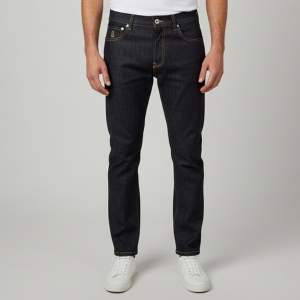 Pre Owned Brunello Cucinelli Dark Blue Denim Leisure Fit Jeans L/Waist 35"