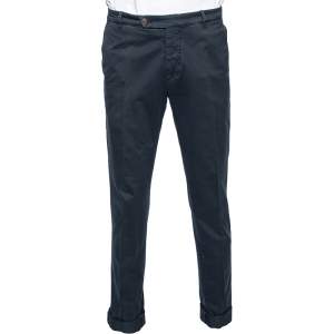 Brunello Cucinelli Dyed Blue Cotton Pants M