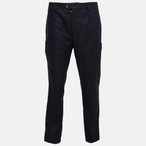 Brunello Cucinelli Navy Blue Wool Pants XL