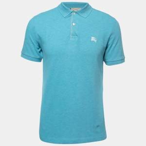 Burberry Brit Blue Cotton Pique Polo T-Shirt S