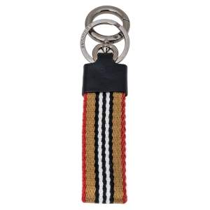 Burberry Archive Beige Icon Stripe Key Ring