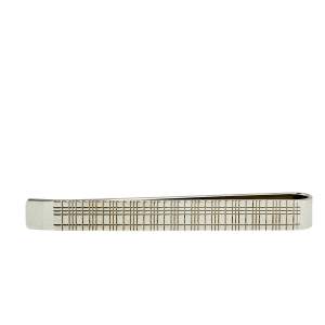 Pre Owned Burberry Silver Tone Metal Tie Pin