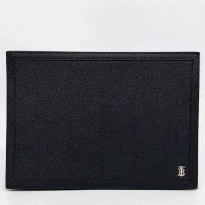 مملوكة مسبقًا حقيبة يد صغيرة بربري جلد أسود