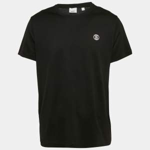 Burberry Black TB Embroidered Jersey T-Shirt XL