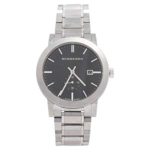 Burberry Black Stainless Steel BU9901 Men's Wristwatch 42 mm